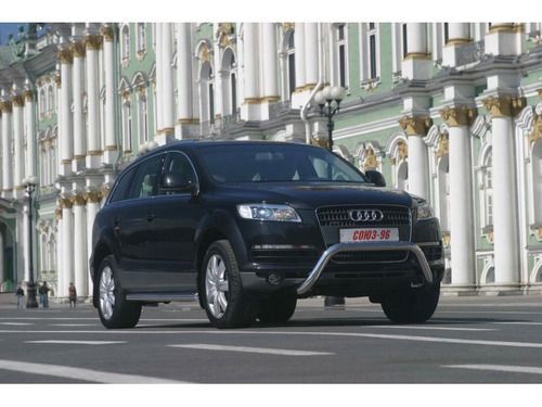 Защита передняя мини 76 мм низкая AUDI Q7_1