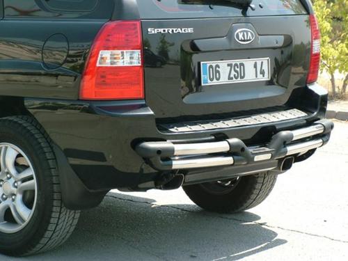 Задняя защита для KIA SPORTAGE 2004-2009, OKYANUS_1