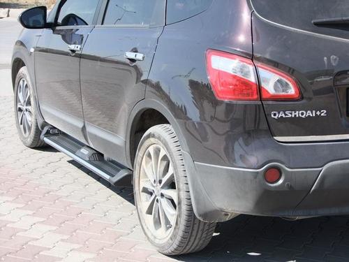 Пороги для NISSAN QASHQAI, ANATOLIA DIAMOND (чёрные)_1
