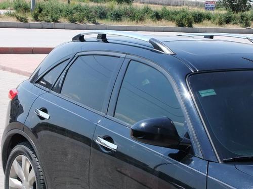 Алюминиевые полированные рейлинги для INFINITI 35_1