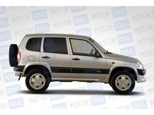 Накладки на арки Ascetic для Шевроле Нива (Chevrolet Niva)_1