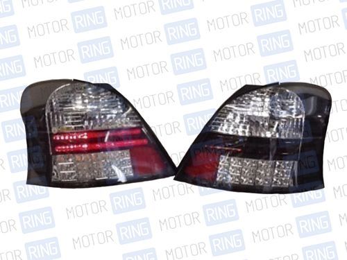 Задние фонари диодные черные для Toyota Yaris_1